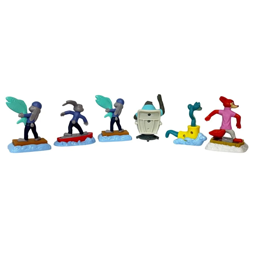 Disney Zootopia 2 McDonald's Happy Meal Lot - Nick, Judy, Flash, and Gary